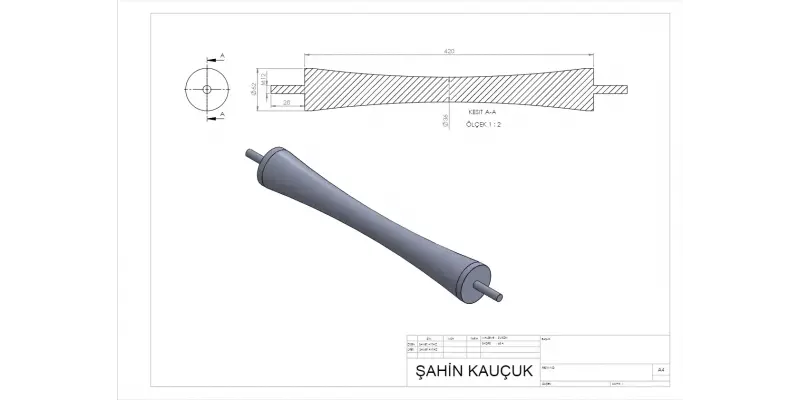 Elek Askı Takozu 420 MM